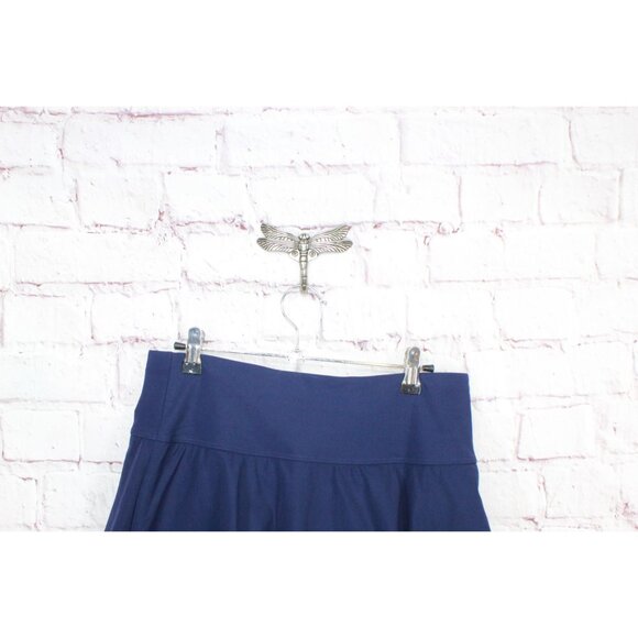 LL Bean Shaping Swimwear Swim Skirt Darkest Navy Size 14 - Picture 2 of 11